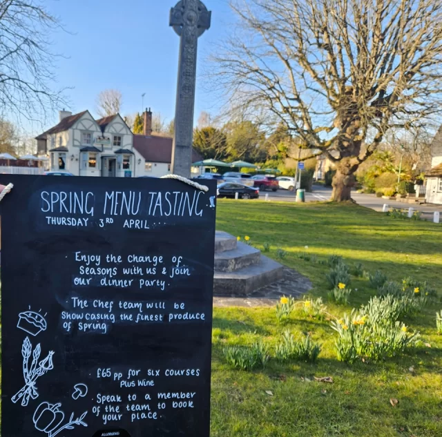 Enjoy the change of seasons with us on Thursday the 3rd of April.

The Chef's will be serving a six course taster menu showcasing our new menu.

 #springtime #tastermenu #gastropub